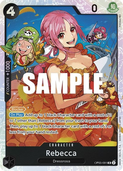 Rebecca - OP05-091 - Super Rare - Awakening of the New Era