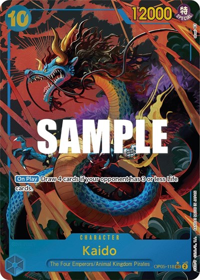 Kaido - OP05-118 - Secret Rare (Alternate Art) - Awakening of the New Era