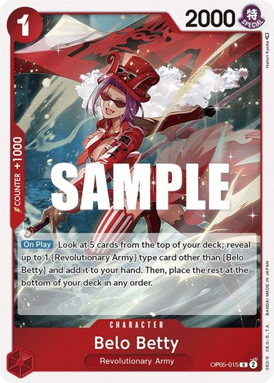Belo Betty - OP05-015 - Rare - Awakening of the New Era