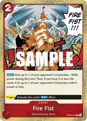 Fire Fist - OP05-019 - Rare - Awakening of the New Era