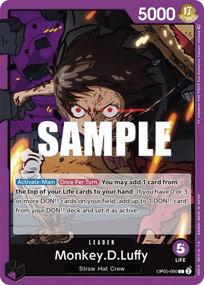 Monkey.D.Luffy - OP05-060 - Leader - Awakening of the New Era