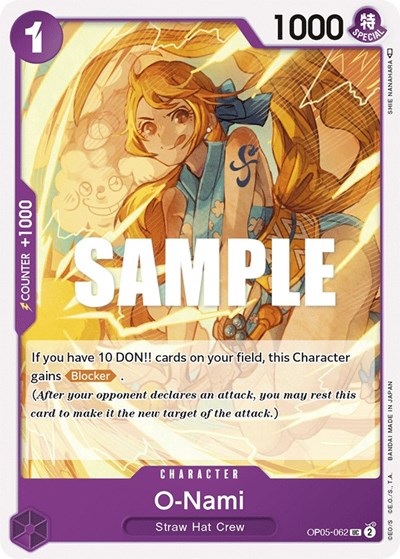 O-Nami - OP05-062 - Uncommon - Awakening of the New Era