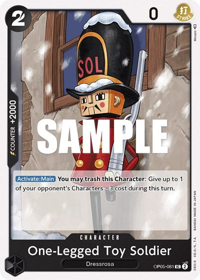 One-Legged Toy Soldier - OP05-081 - Uncommon - Awakening of the New Era