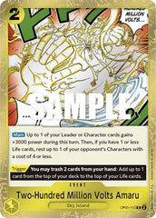 Two-Hundred Million Volts Amaru - OP05-115 - Rare - Awakening of the New Era