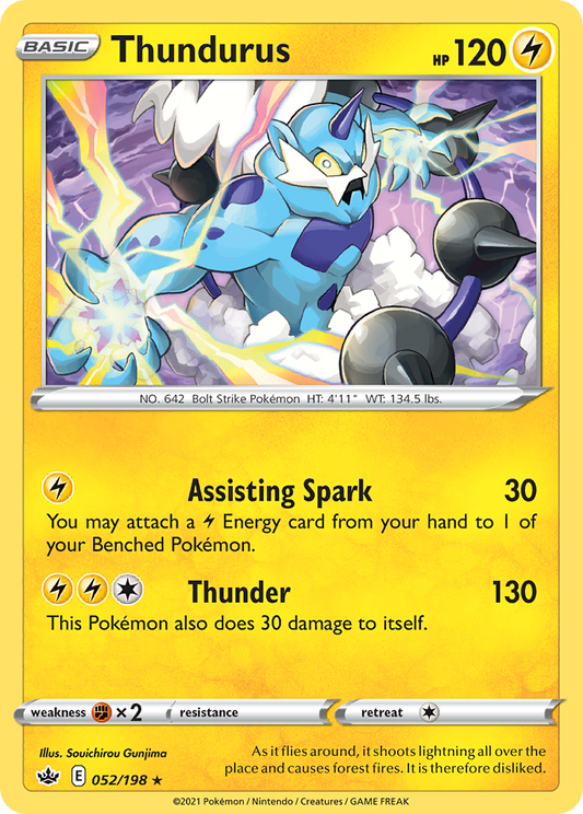 Thundurus - 052/198 - Chilling Reign