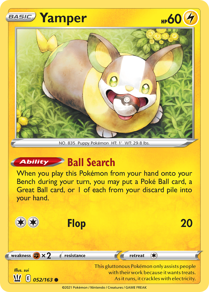 Yamper - 052/163 - Battle Styles