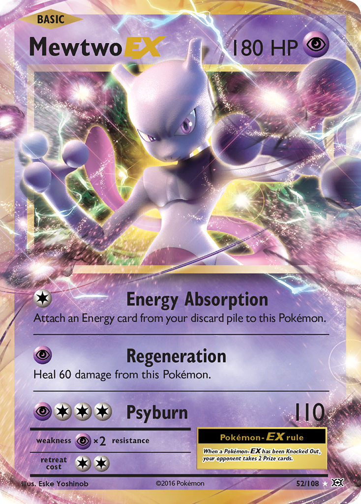 Mewtwo-EX - 052/108 - Evolutions