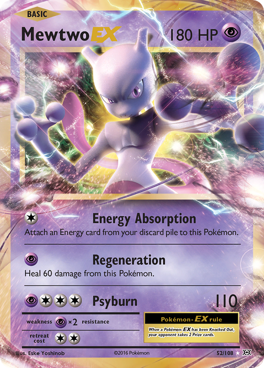 Mewtwo-EX - 052/108 - Evolutions