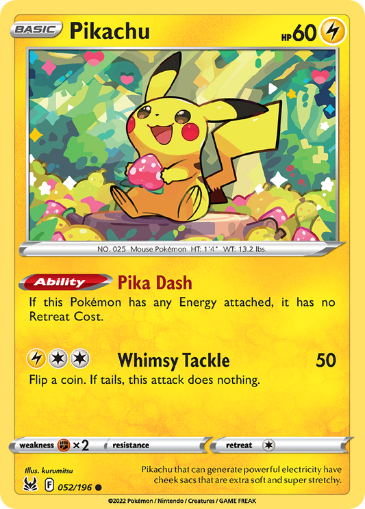 Pikachu - 052/196 - Lost Origin