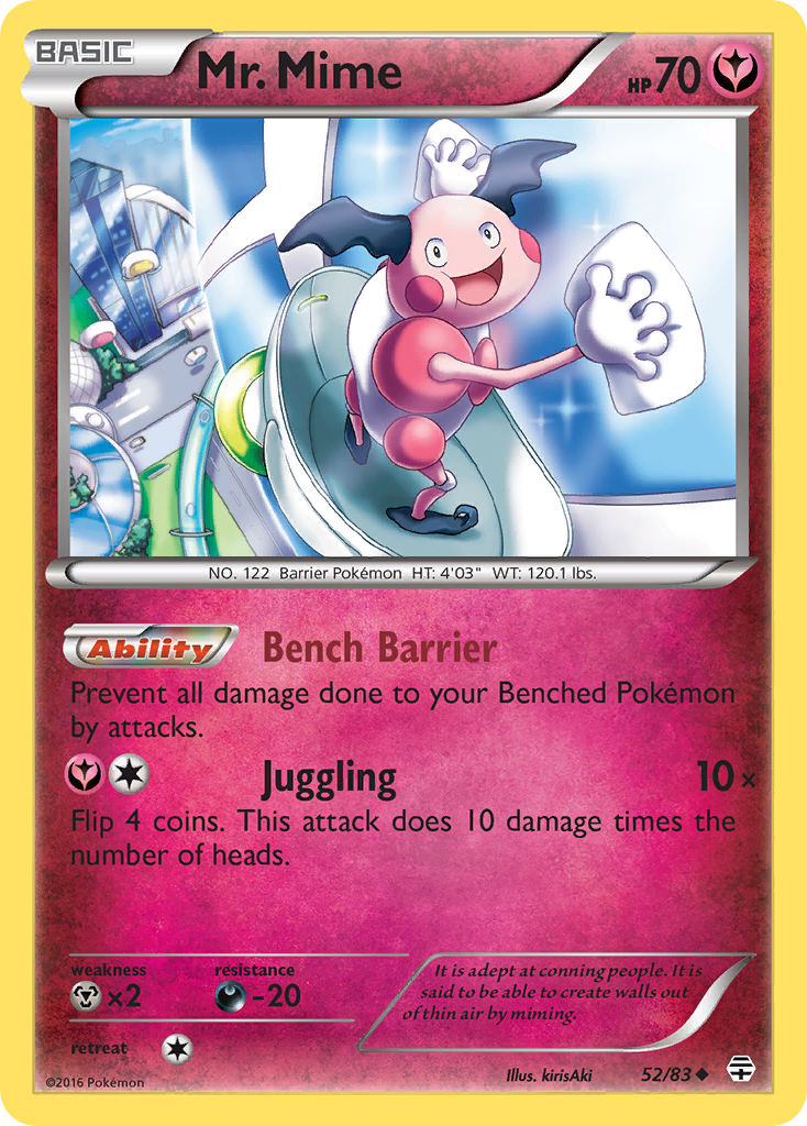 Mr. Mime - 52/83 - Generations