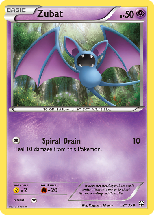 Zubat - 052/135 - Plasma Storm