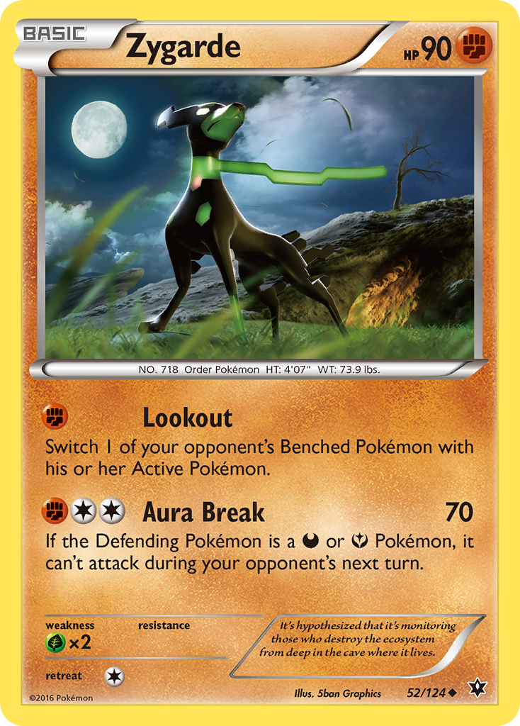 Zygarde - 052/124 - Fates Collide