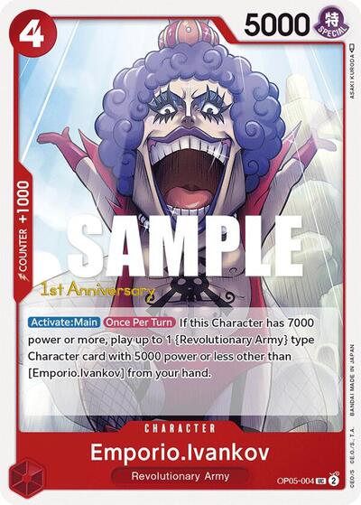 Emporio.Ivankov - OP05-004 - Uncommon - Awakening of the New Era: 1st Anniversary Tournament Cards