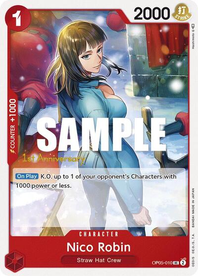 Nico Robin - OP05-010 - Uncommon - Awakening of the New Era: 1st Anniversary Tournament Cards