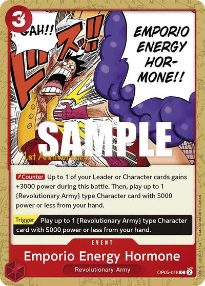 Emporio Energy Hormone - OP05-018 - Common - Awakening of the New Era: 1st Anniversary Tournament Cards
