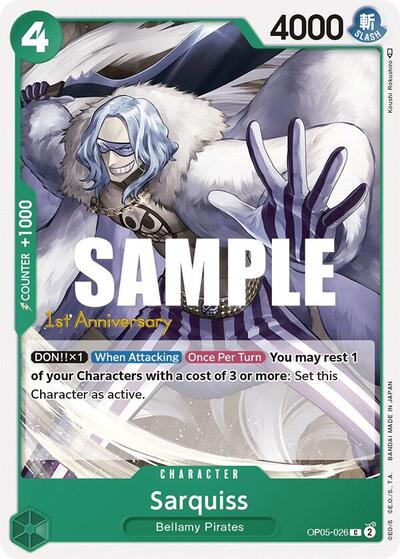 Sarquiss - OP05-026 - Common - Awakening of the New Era: 1st Anniversary Tournament Cards