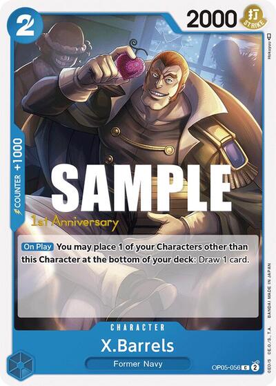 X.Barrels - OP05-056 - Common - Awakening of the New Era: 1st Anniversary Tournament Cards