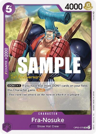 Fra-Nosuke - OP05-070 - Uncommon - Awakening of the New Era: 1st Anniversary Tournament Cards