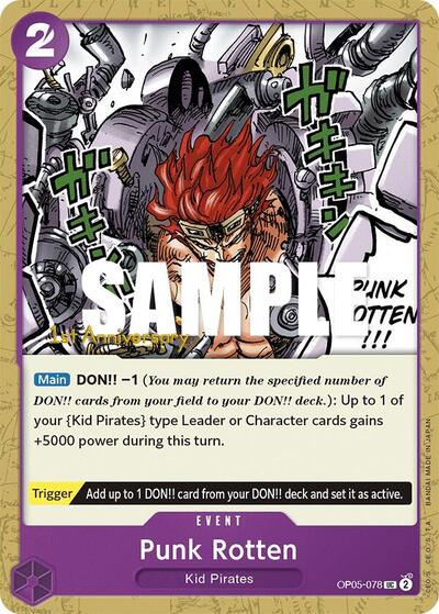 Punk Rotten - OP05-078 - Uncommon - Awakening of the New Era: 1st Anniversary Tournament Cards