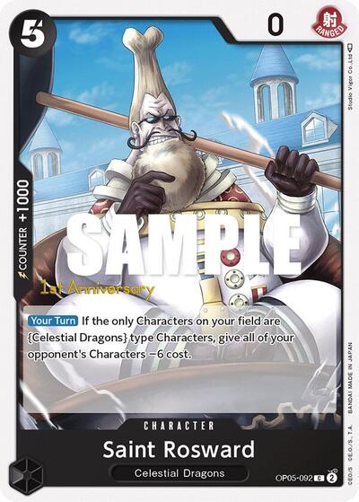 Saint Rosward - OP05-092 - Common - Awakening of the New Era: 1st Anniversary Tournament Cards