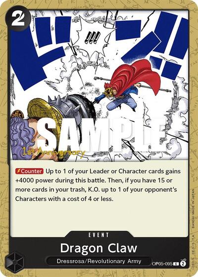 Dragon Claw - OP05-095 - Common - Awakening of the New Era: 1st Anniversary Tournament Cards