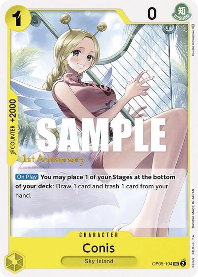 Conis - OP05-104 - Uncommon - Awakening of the New Era: 1st Anniversary Tournament Cards