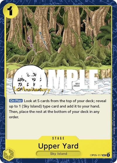 Upper Yard - OP05-117 - Uncommon - Awakening of the New Era: 1st Anniversary Tournament Cards