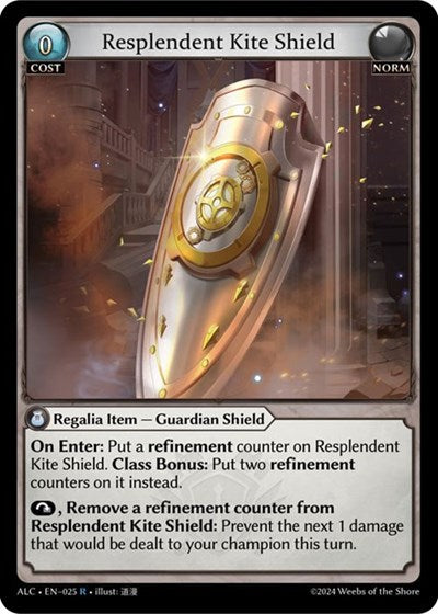 Resplendent Kite Shield - 025 - Rare - Alchemical Revolution