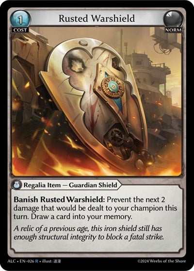 Rusted Warshield - 026 - Rare - Alchemical Revolution