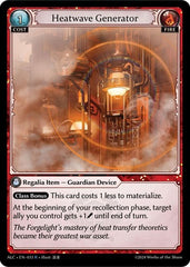 Heatwave Generator - 033 - Rare - Alchemical Revolution