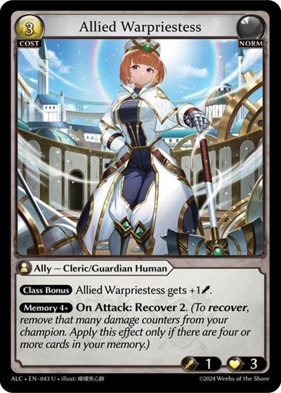 Allied Warpriestess - 043 - Uncommon - Alchemical Revolution