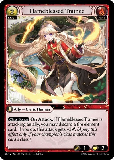 Flameblessed Trainee - 108 - Common - Alchemical Revolution