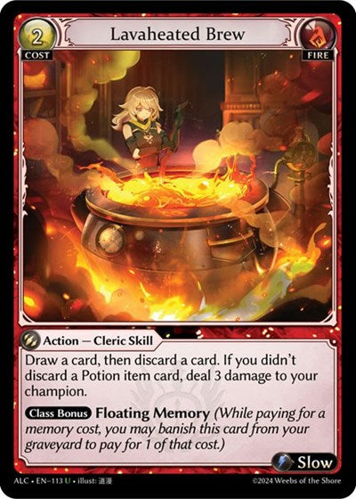 Lavaheated Brew - 113 - Uncommon - Alchemical Revolution