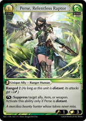 Perse, Relentless Raptor - 163 - Super Rare - Alchemical Revolution