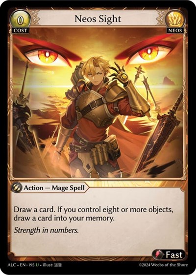 Neos Sight - 195 - Uncommon - Alchemical Revolution