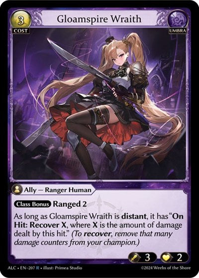 Gloamspire Wraith - 207 - Rare - Alchemical Revolution