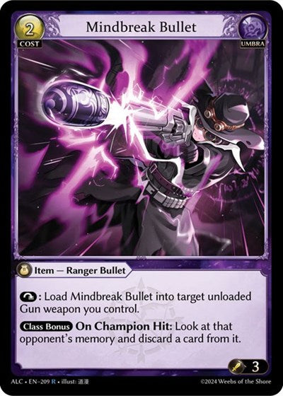 Mindbreak Bullet - 209 - Rare - Alchemical Revolution