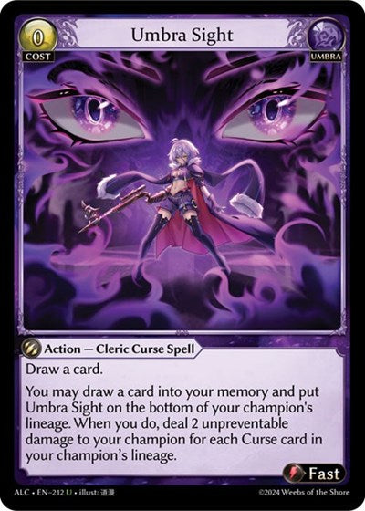 Umbra Sight - 212 - Uncommon - Alchemical Revolution