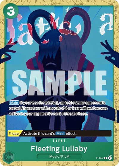 Fleeting Lullaby - P-057 - Promo (Starter Deck 11: Uta Deck Battle) - One Piece Promotion Cards