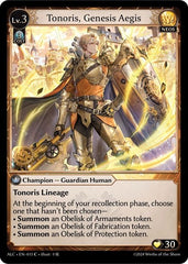 Tonoris, Genesis Aegis - 012 - Common - Alchemical Revolution Starter Decks
