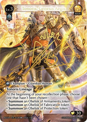 Tonoris, Genesis Aegis - 012 - Collector Super Rare - Alchemical Revolution Starter Decks