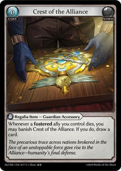 Crest of the Alliance - 017 - Uncommon - Alchemical Revolution Starter Decks