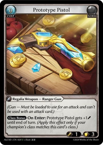 Prototype Pistol - 024 - Uncommon - Alchemical Revolution Starter Decks