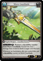 Worn Gearblade - 030 - Rare - Alchemical Revolution Starter Decks