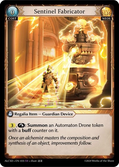 Sentinel Fabricator - 035 - Super Rare - Alchemical Revolution Starter Decks