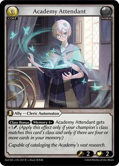 Academy Attendant - 037 - Common - Alchemical Revolution Starter Decks
