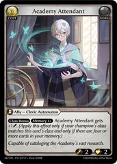 Academy Attendant - 037 - Common - Alchemical Revolution Starter Decks
