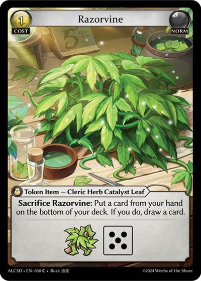 Razorvine - 058 - Common - Alchemical Revolution Starter Decks