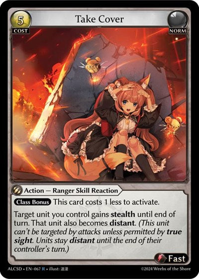 Take Cover - 067 - Rare - Alchemical Revolution Starter Decks