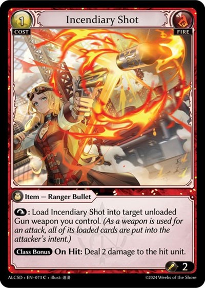 Incendiary Shot - 073 - Common - Alchemical Revolution Starter Decks